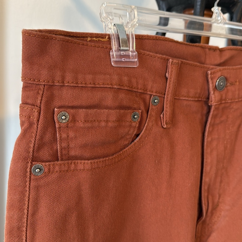 Men’s Levi’s Rust Colored 510 Skinny Jeans 33/30 - Picture 2 of 7